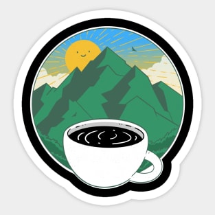 Coffee Nature Sticker